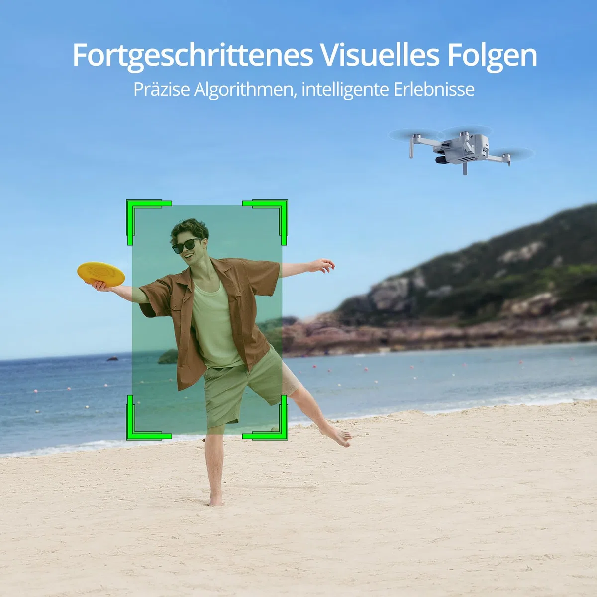 Potensic ATOM 4K GPS Drohne mit 3-Achsen-Gimbal, 96 Min. Lange Flugzeit, 6KM FPV Übertragung, Visuelles Folgen/QuickShots/RTH, unter 249g, Windstärke 5, 12MP Fotos Kameradrohne für Anfänger Erwachsene