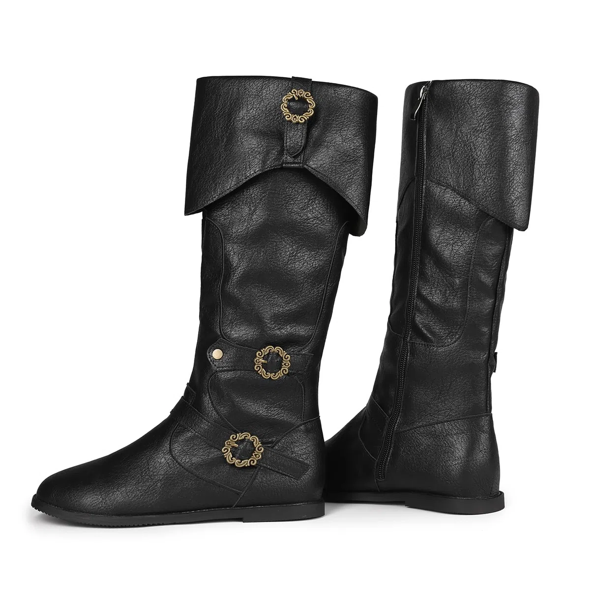 Unisex Cosplay Stiefel Flach