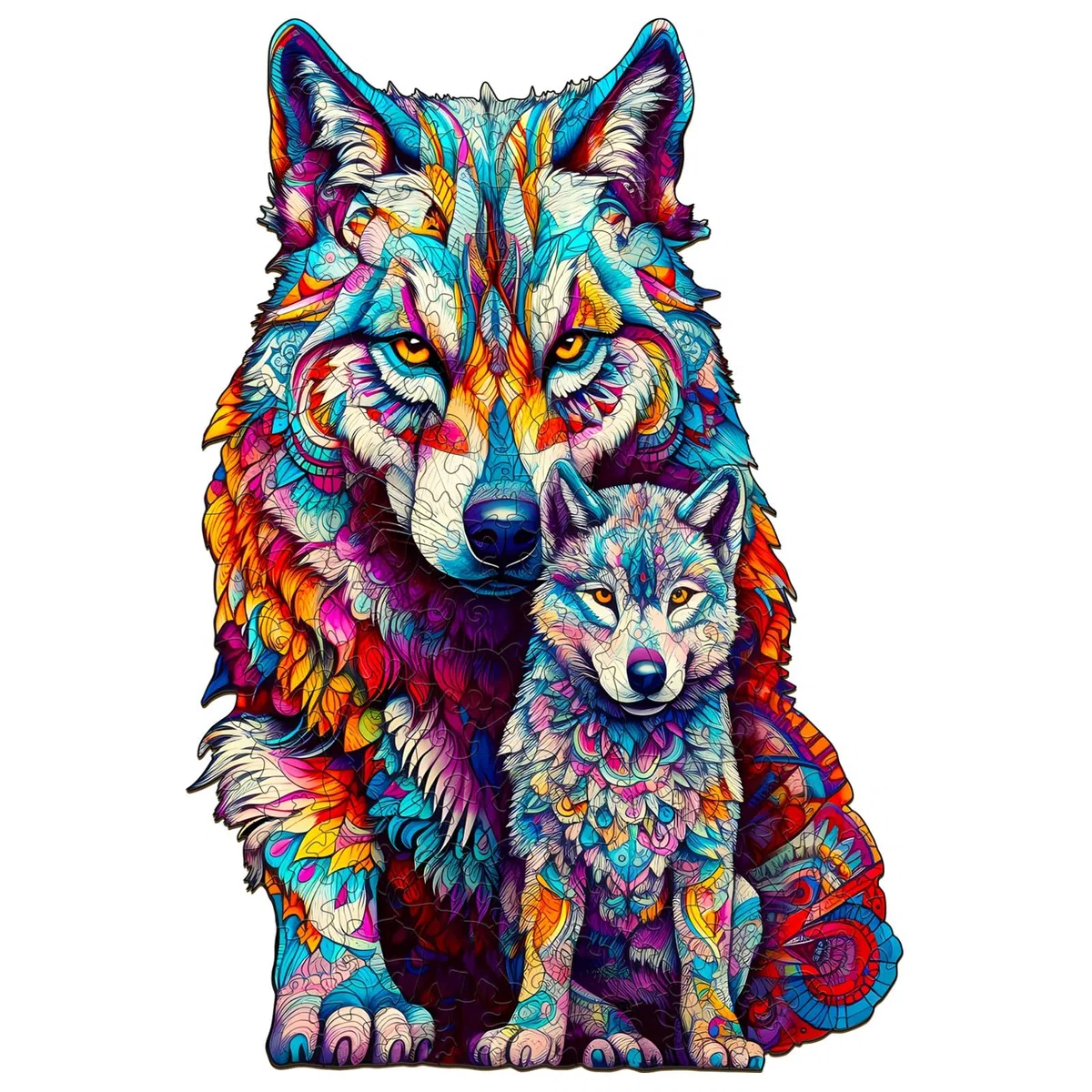 KAAYEE Holzpuzzle Erwachsene Maine Coon 300pcs, Katze Wooden Puzzle Unregelmäßige Tierform