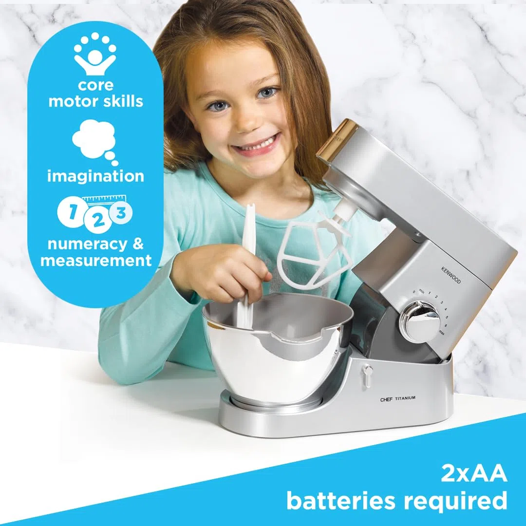 Casdon 635 Little Cook Kenwood Titanium Mixer Spielzeug