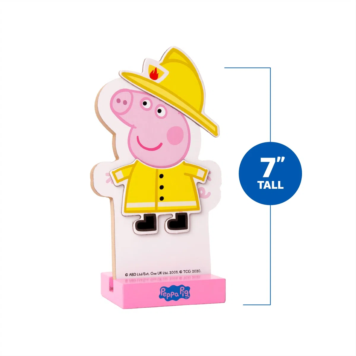 Peppa Pig Magnetic Wooden Dress-UP Set, FSC Wood, Wooden Toys, Preschool Dress UP DOLL