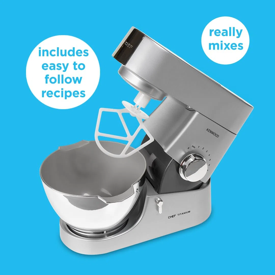 Casdon 635 Little Cook Kenwood Titanium Mixer Spielzeug