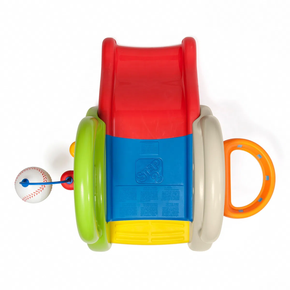 Step2 Sports-Tastic Activity Center Spielgerät mit Rutsche und vielen Spielmöglichkeiten | Kinderrutsche, Basketballkorb, Baseball & Schläger aus Kunststoff