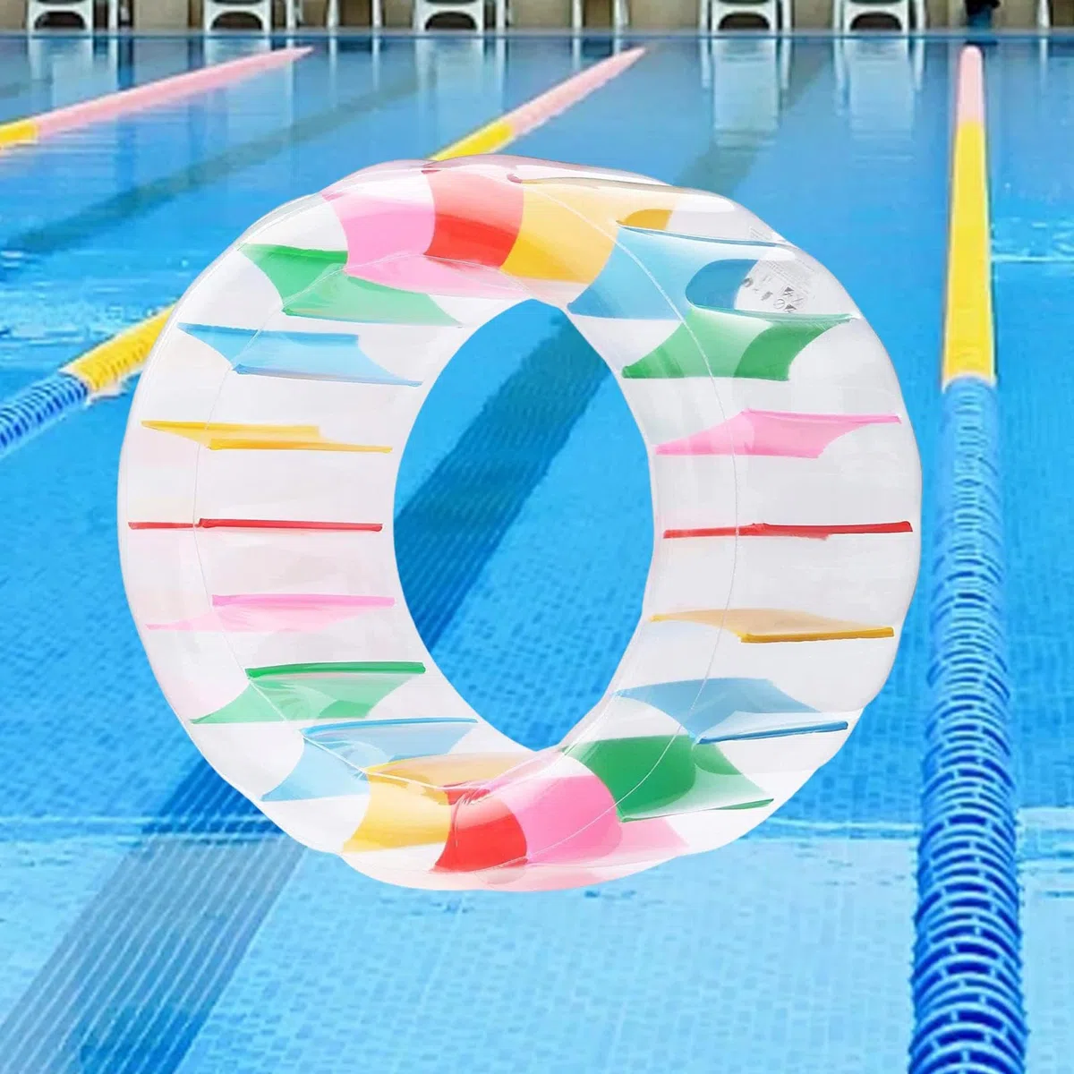 Aufblasbares Rollrad, Buntes Wasserrollspielzeug, 160cm
