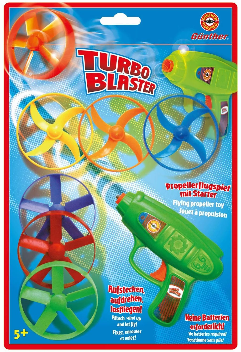 Guenther 1685 10 x 11 cm Turbo Blaster Fliegendes Modell mit Starter