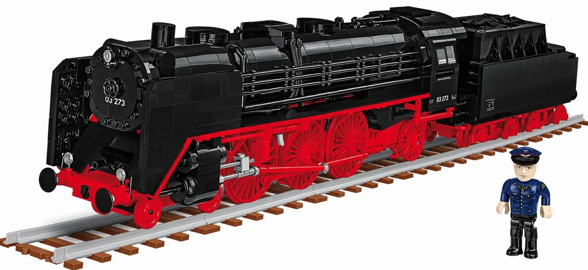 COBI DR BR 03 Steam Locomotive, Schwarz