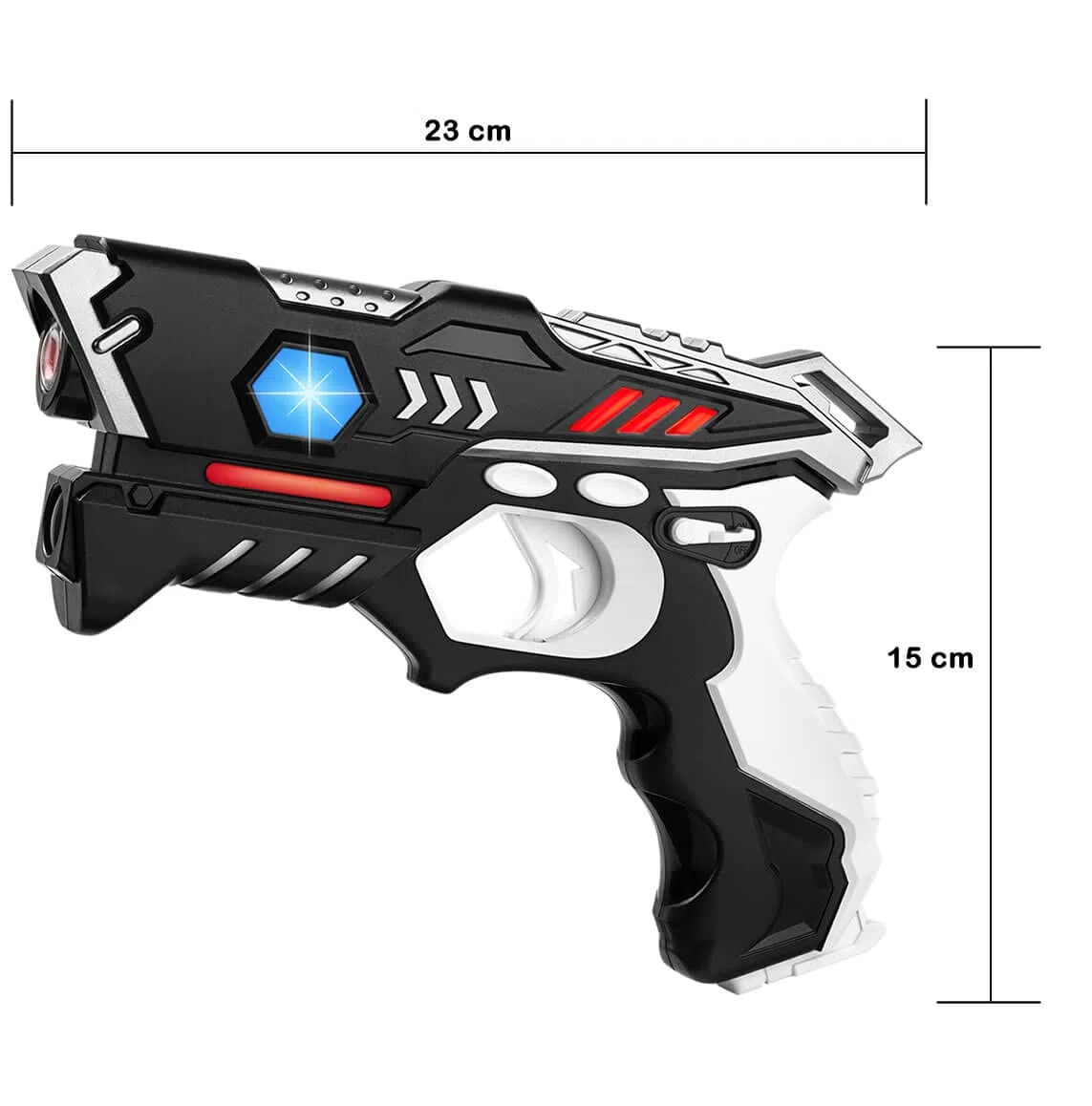 Laser Tag Set: 2 Laserpistolen - Lasertag Spiel Set für Kinder Ab 6 Jahren