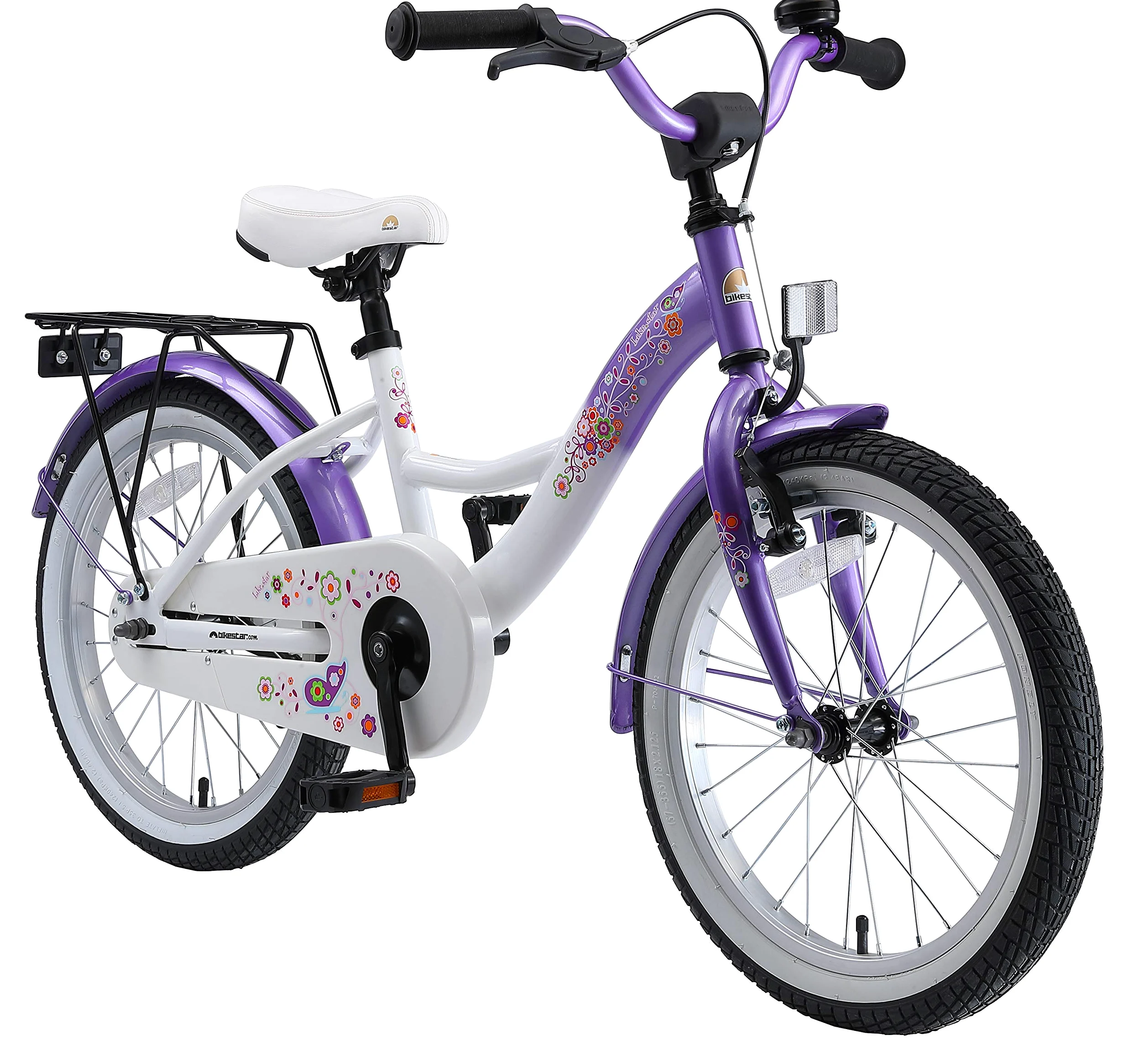 BIKESTAR Kinderfahrrad für Jungen und Mädchen ab 5 Jahre | 18 Zoll Kinderrad Classic | Fahrrad für Kinder | Risikofrei Testen