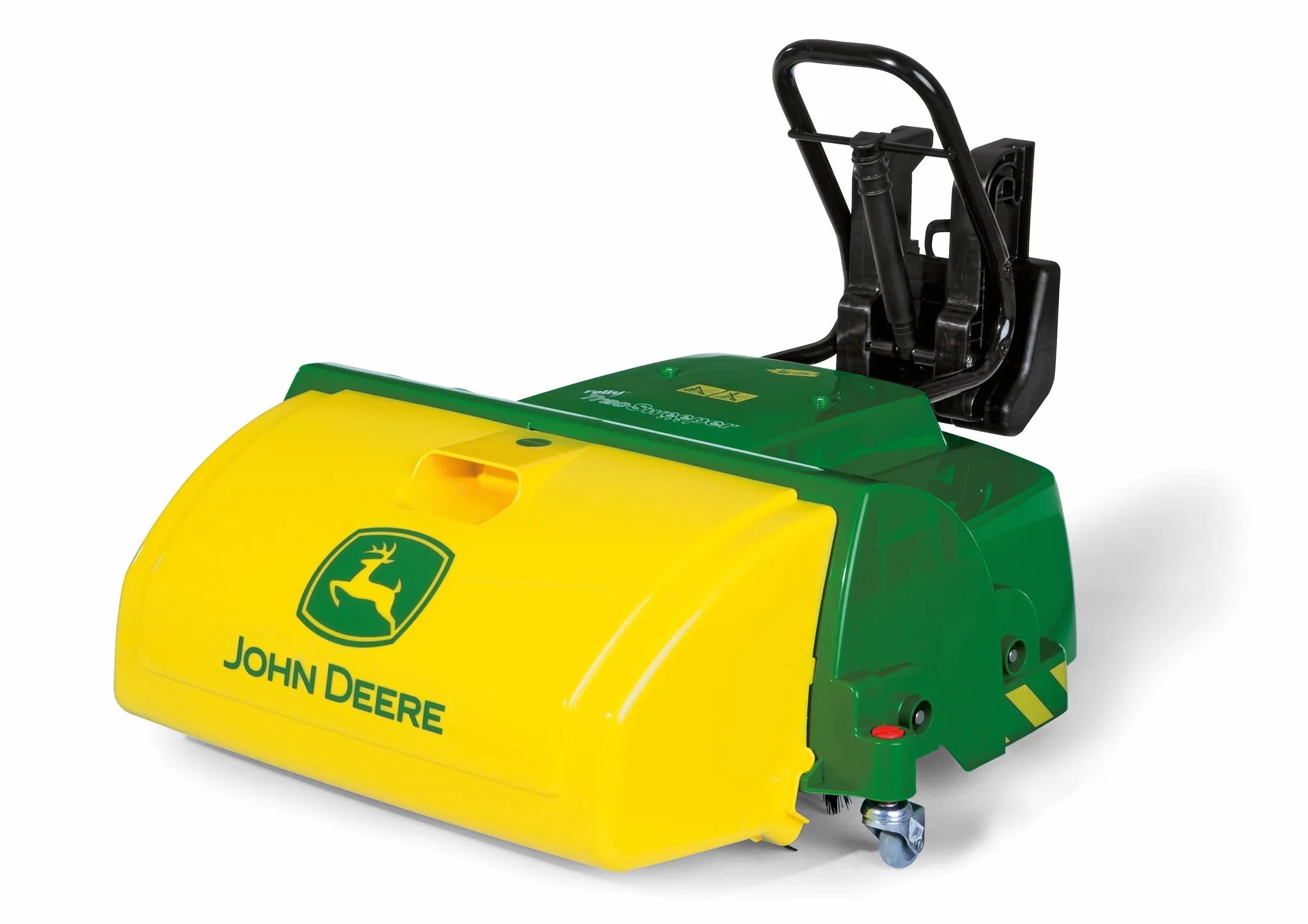 Rolly Toys 409716 rollyTrac Sweeper John Deere, Kehrmaschiene für Traktor rollyJunior, rollyFarmtrac, rollyFarmtrac Classic, rollyFarmtrac Premium, rollyX-Trac, rollyTruck (Unimog), ab 3 Jahren