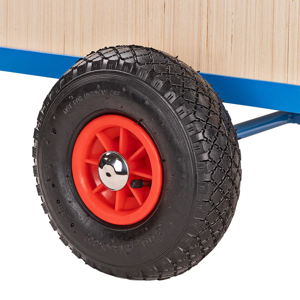 DEMA Gokart Anhänger Tretauto Transportanhänger 100 kg Luftbereifung | Kinderfahrzeug, Lastenanhänger, Handwagen, Bordwände abnehmbar, Luftreifen, Garten, Spielzeugtransport