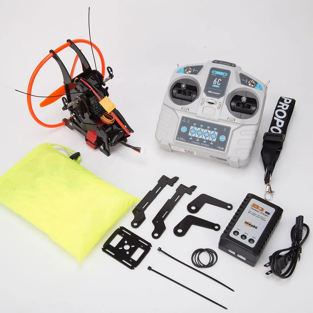 2,4G RC-Stunt-Mini-Gleitschirmmodell, Gleitschirm-Spielzeug Für Stuntflüge In Großer Höhe, Geeignet Als Geschenk Für Gleitschirmflieger-Enthusiasten (RTF-Version)