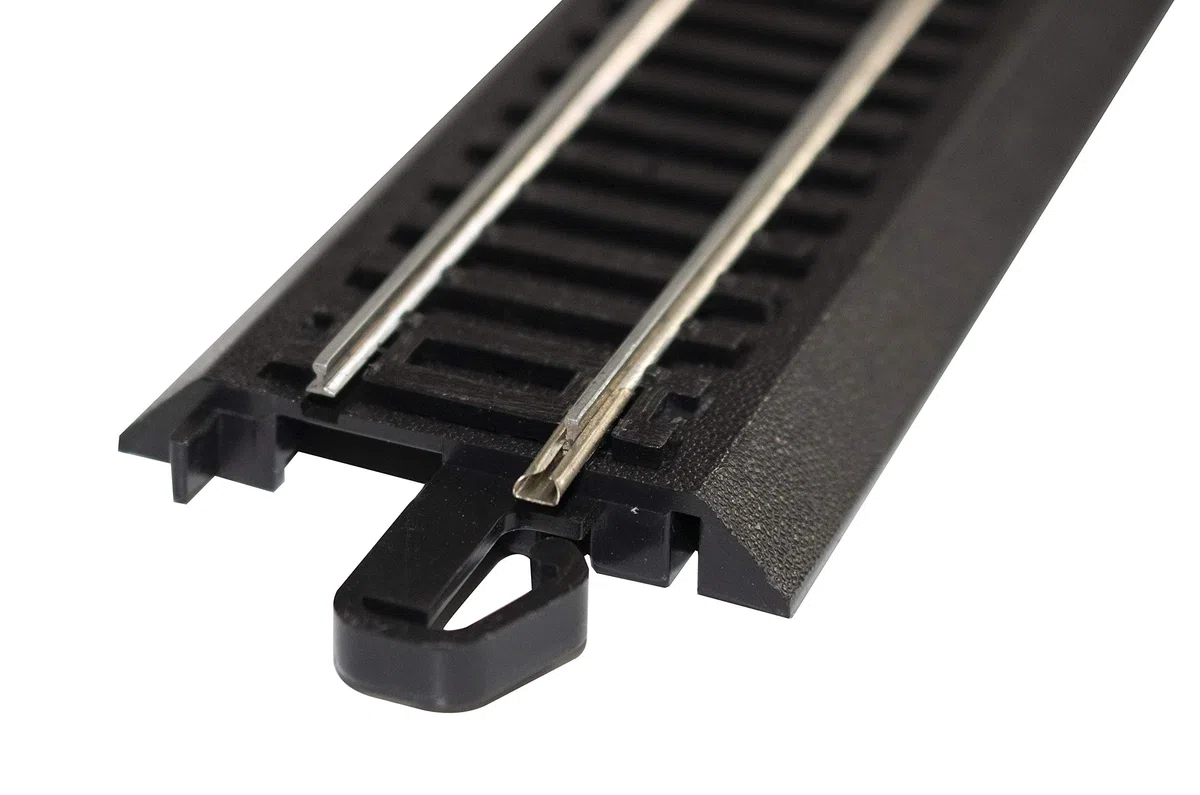 Bachmann Trains Snap-Fit E-Z Track Layout Expander Set Steel Alloy Rail Black Roadbed HO Scale