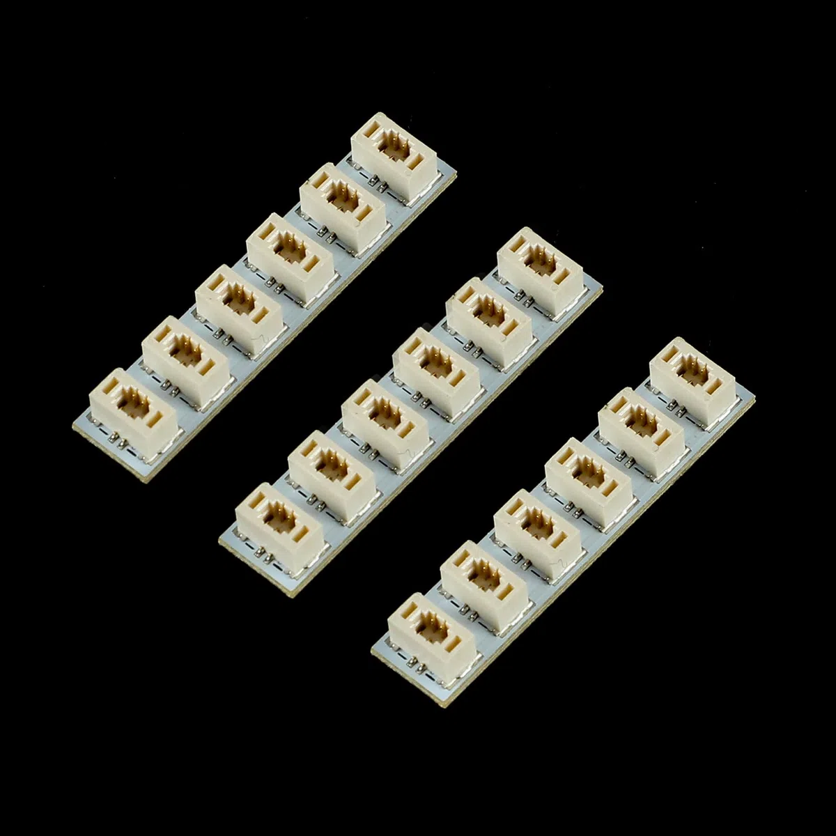 BRIKSMAX 2.0 Erweiterungsboards mit 6 Anschlüssen für DIY Lego/MOC-Beleuchtung (3er-Pack)