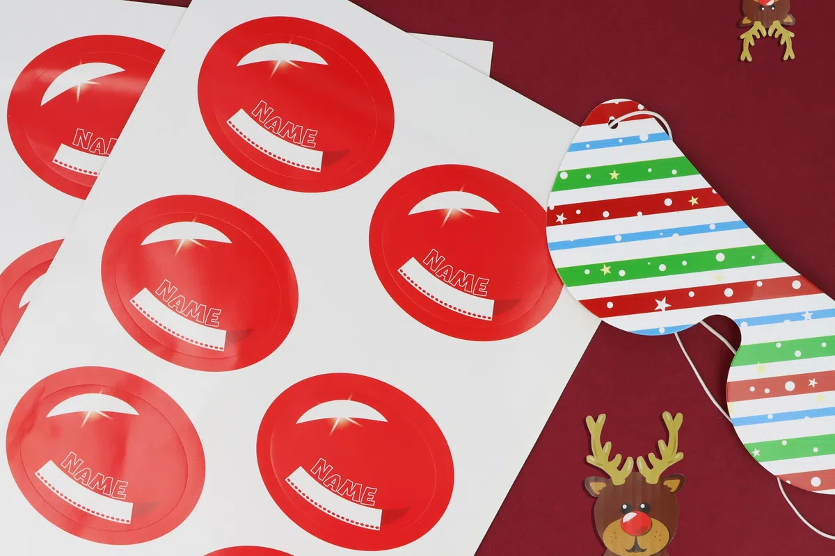 HENBRANDT 3 x Stick the Red Nose on the Reindeer 14 pcs Weihnachtsfeier Spiel Rudolph Weihnachten Familie festliche Spiele Weihnachtsstrumpf Füllung Party Füllung Aktivitätsspiel für Jungen und
