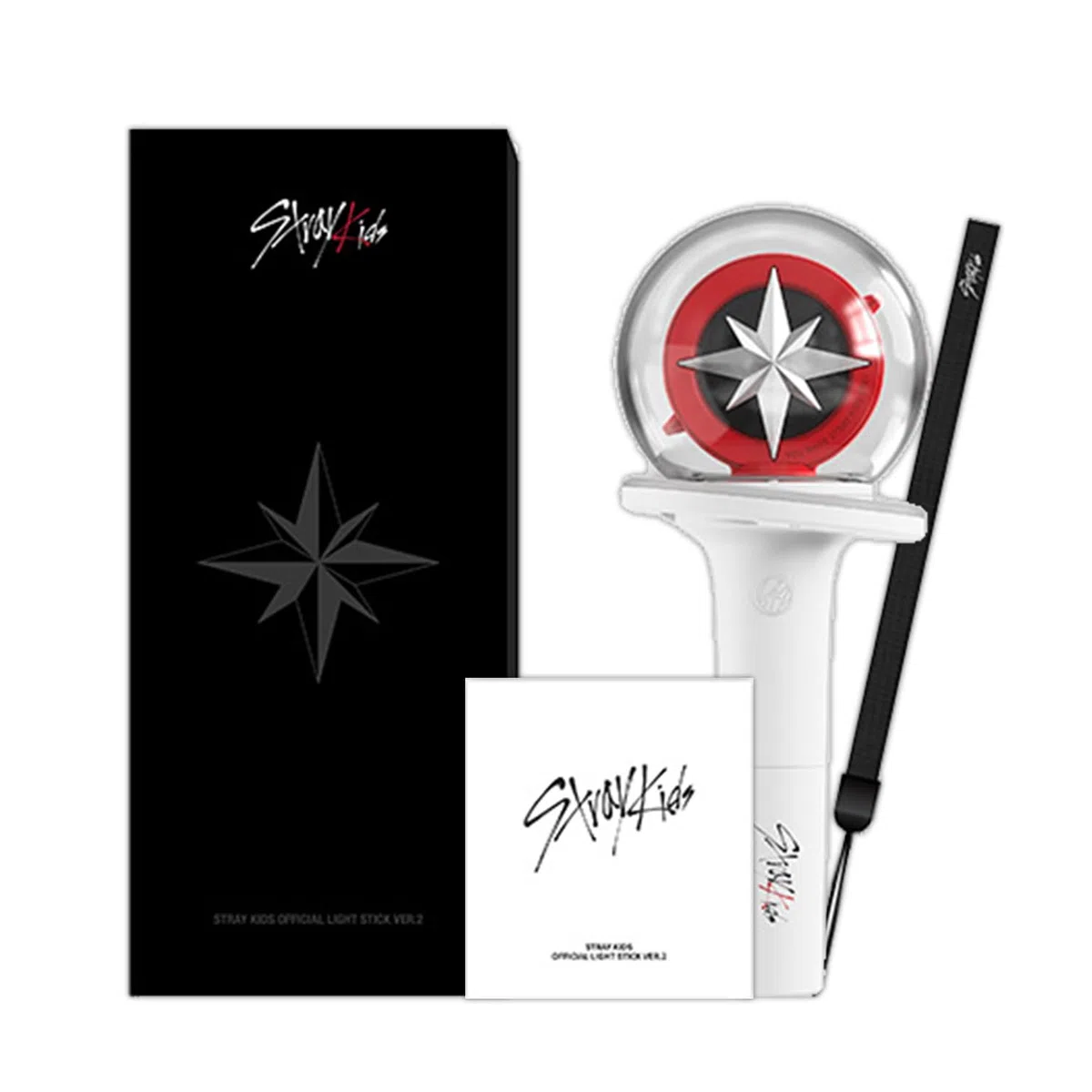 STRAY-KIDS OFFICIAL LIGHT STICK Ver.2 + 1 Miniature Keyring