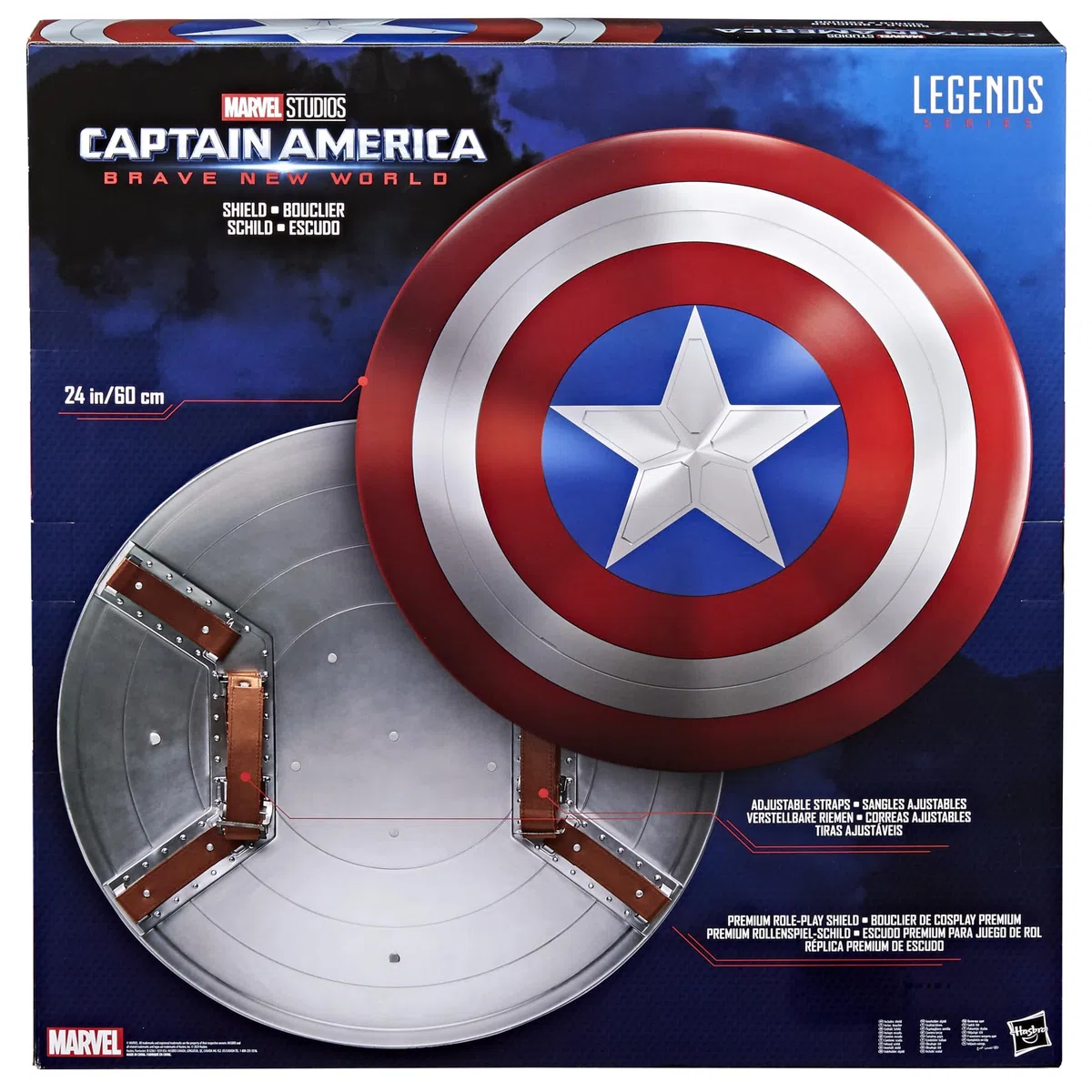 Marvel Legends Series Captain America Schild, Rollenspielarktikel für Erwachsene