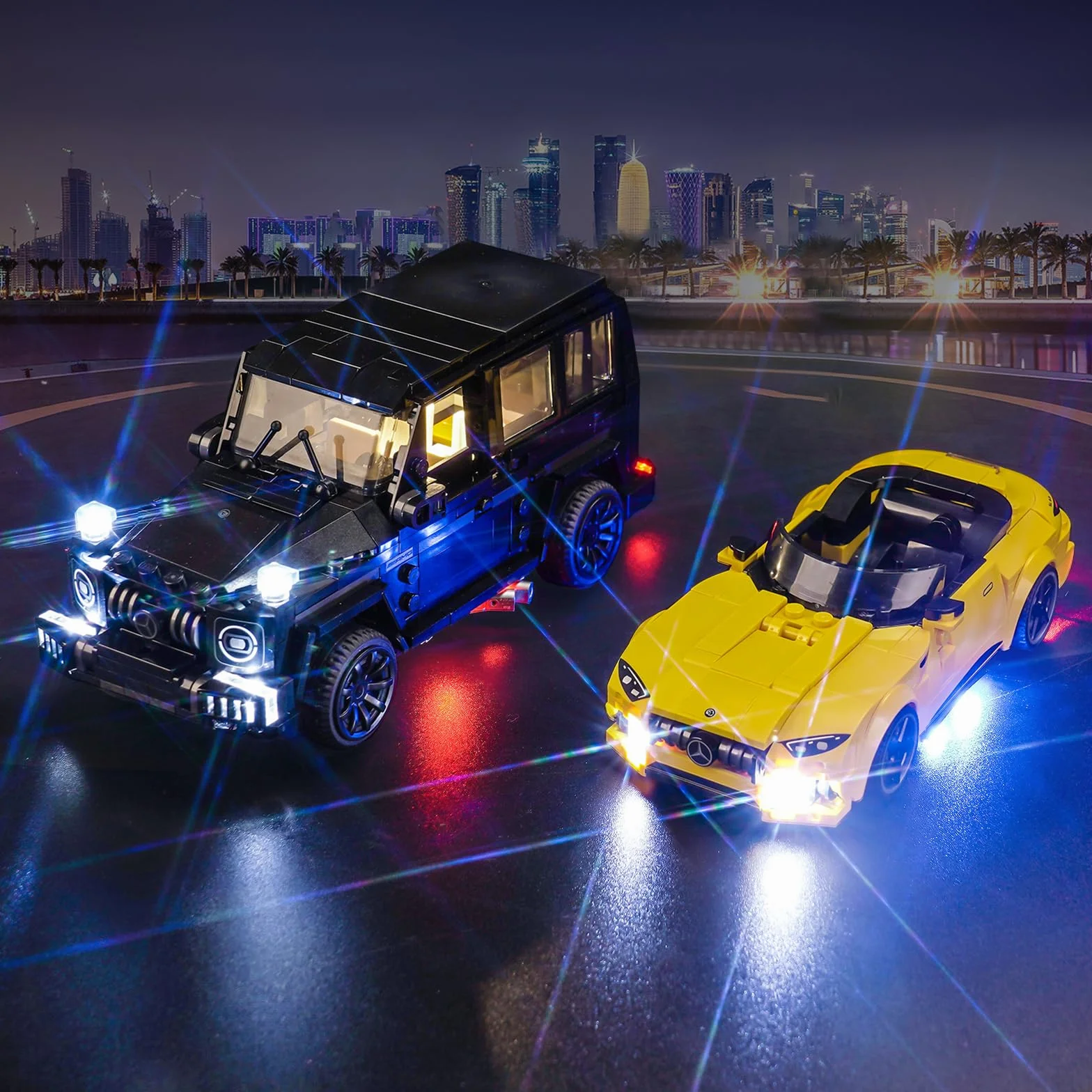 Led Licht Set für Lego 76924 Mercedes-AMG G 63 & Mercedes-AMG SL 63 (Kein Lego), Dekorationsbeleuchtungsset für Lego Mercedes-AMG G 63 & Mercedes-AMG SL 63 Kreative Spielzeug