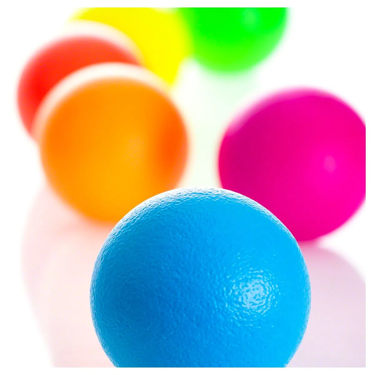 Sport-Tec Schaumstoffball Dragonskin Neon, ø 16 cm, 6er Set
