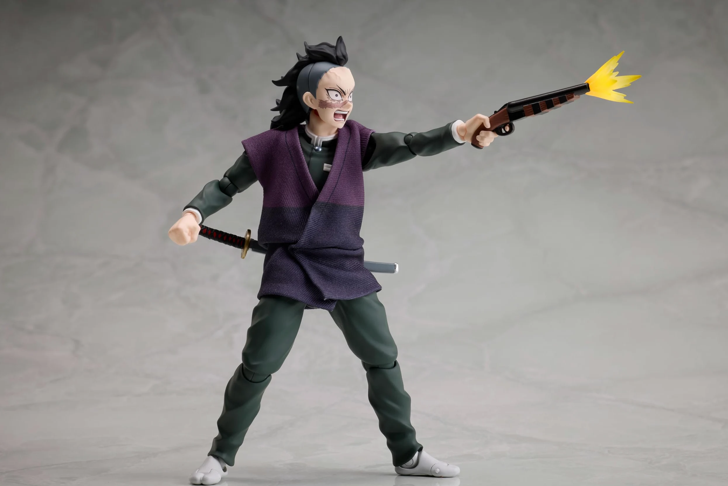 Aniplex Demon Slayer Kimetsu no Yaiba - Genya Shinazugawa BUZZmod Actionfigur im Maßstab 1:12