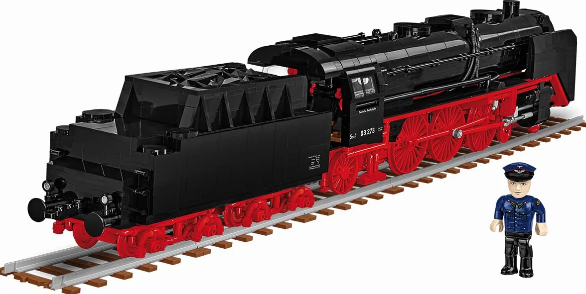 COBI DR BR 03 Steam Locomotive, Schwarz