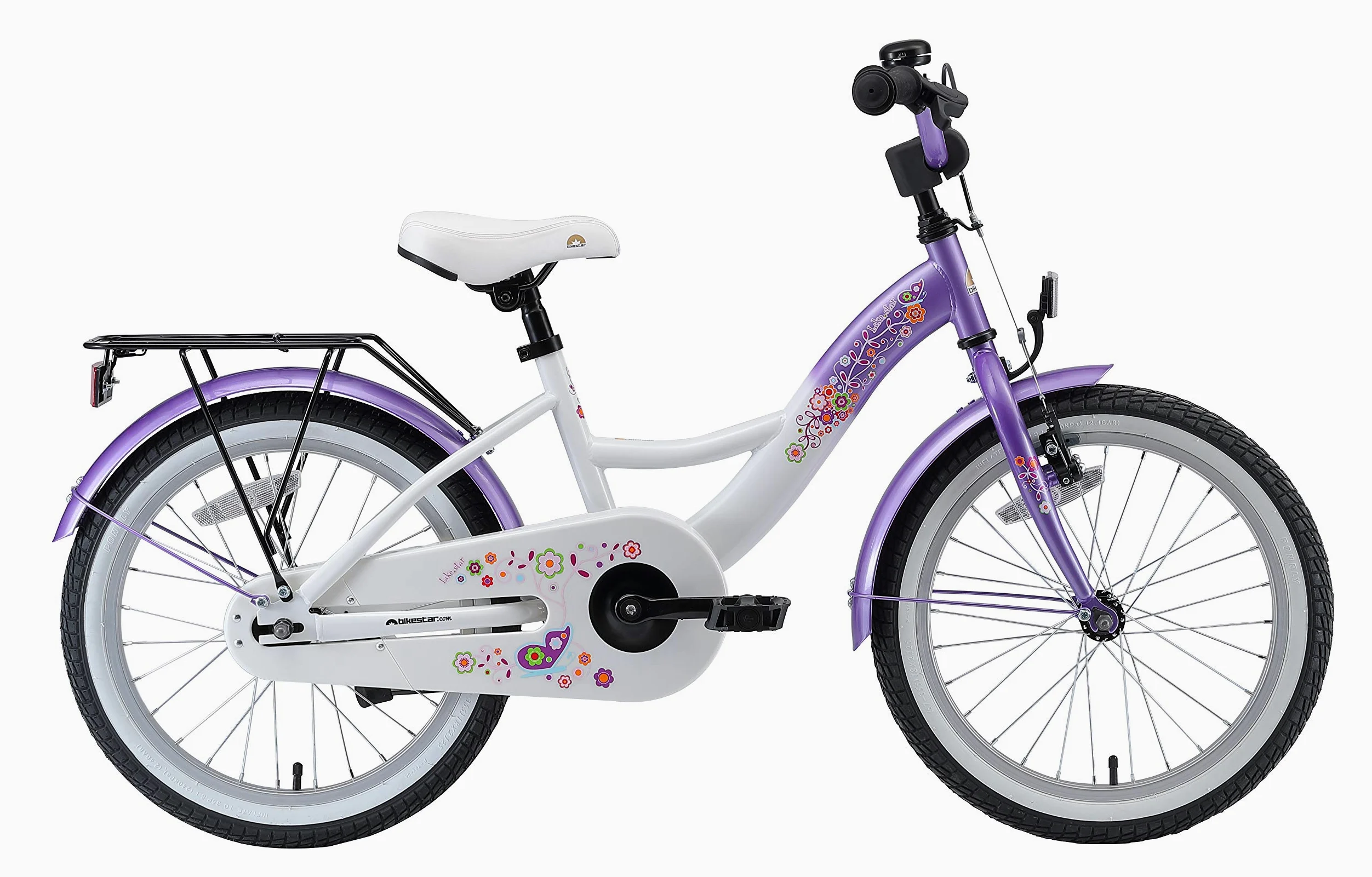 BIKESTAR Kinderfahrrad für Jungen und Mädchen ab 5 Jahre | 18 Zoll Kinderrad Classic | Fahrrad für Kinder | Risikofrei Testen