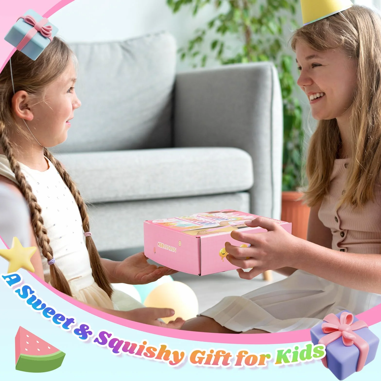 6er-Pack Butter-Slime-Set für Kinder – Duftendes DIY-Schleim-Spielzeug für Mädchen & Jungen ab 3 4 5 6 7 8 9 10 11 12 Jahren – Süßes Preppy-Zubehör – Geschenkidee für Teenager, Geburtstage, Party-Mitg