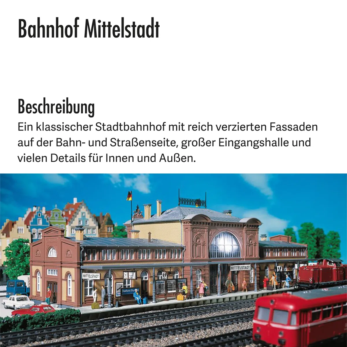Faller 110115 H0 Bahnhof Mittelstadt, Verschieden