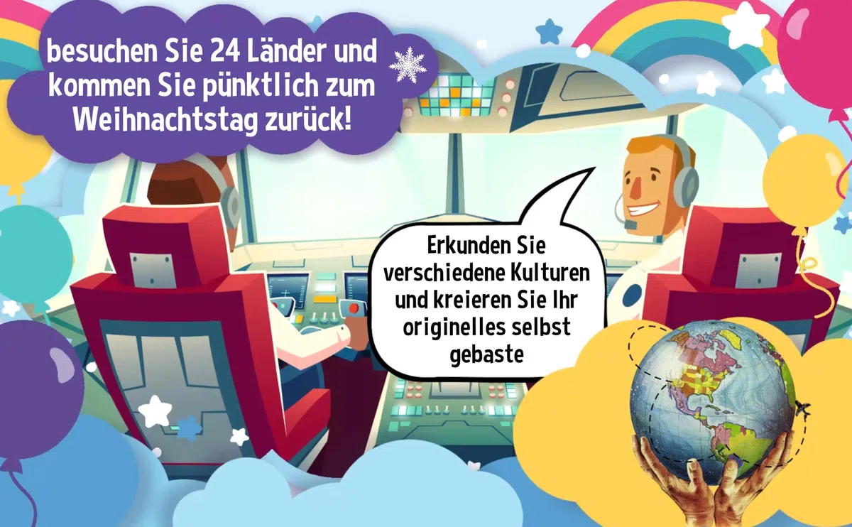 Adventskalender Meine Welt 2026, Kulturreise durch 24 Länder mit Bastelaktivitäten für Kinder