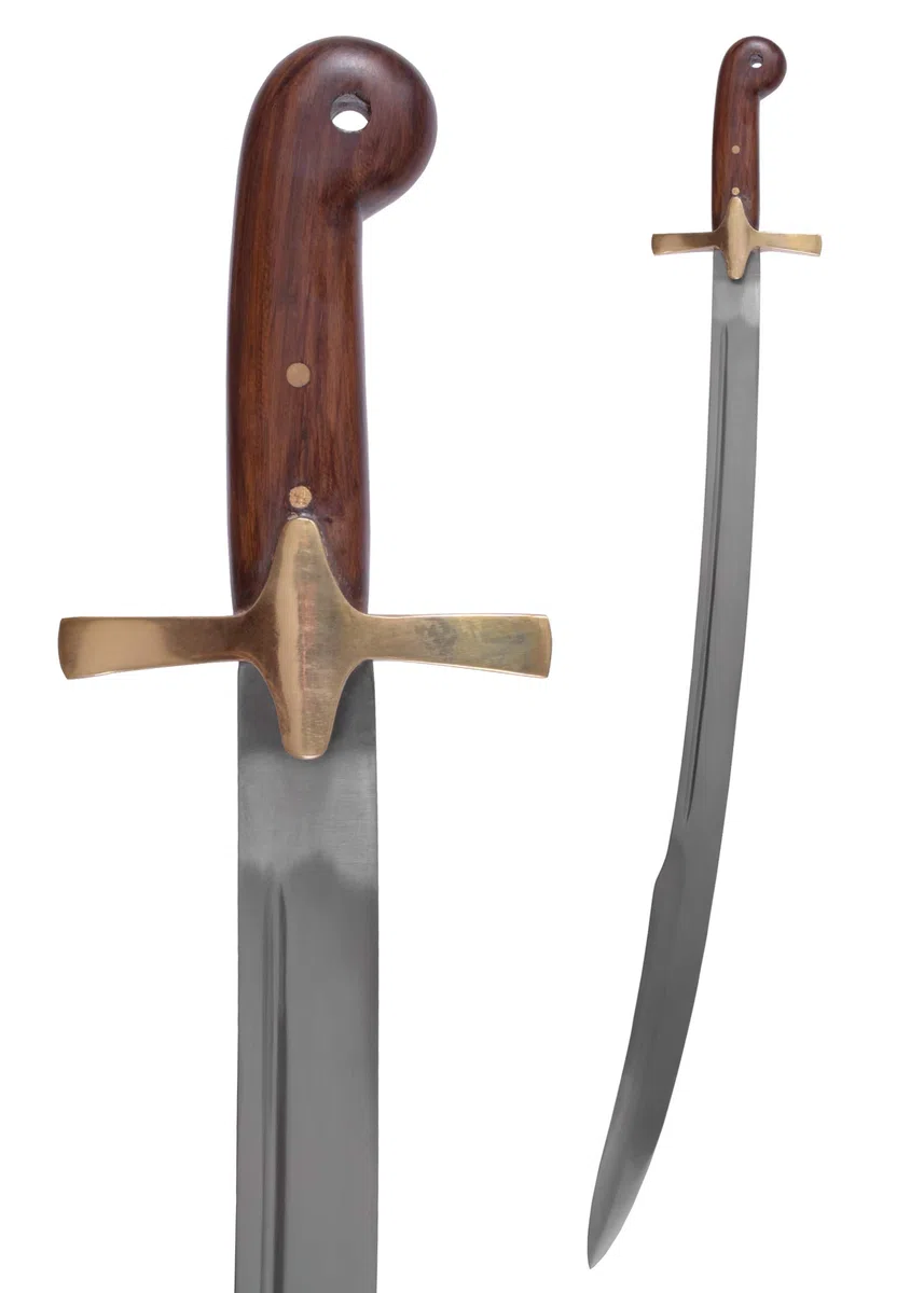 Battle-Merchant - Türkischer Scimitar mit Scheide - Säbel - Dekorative Schwert Replik - Ab 18