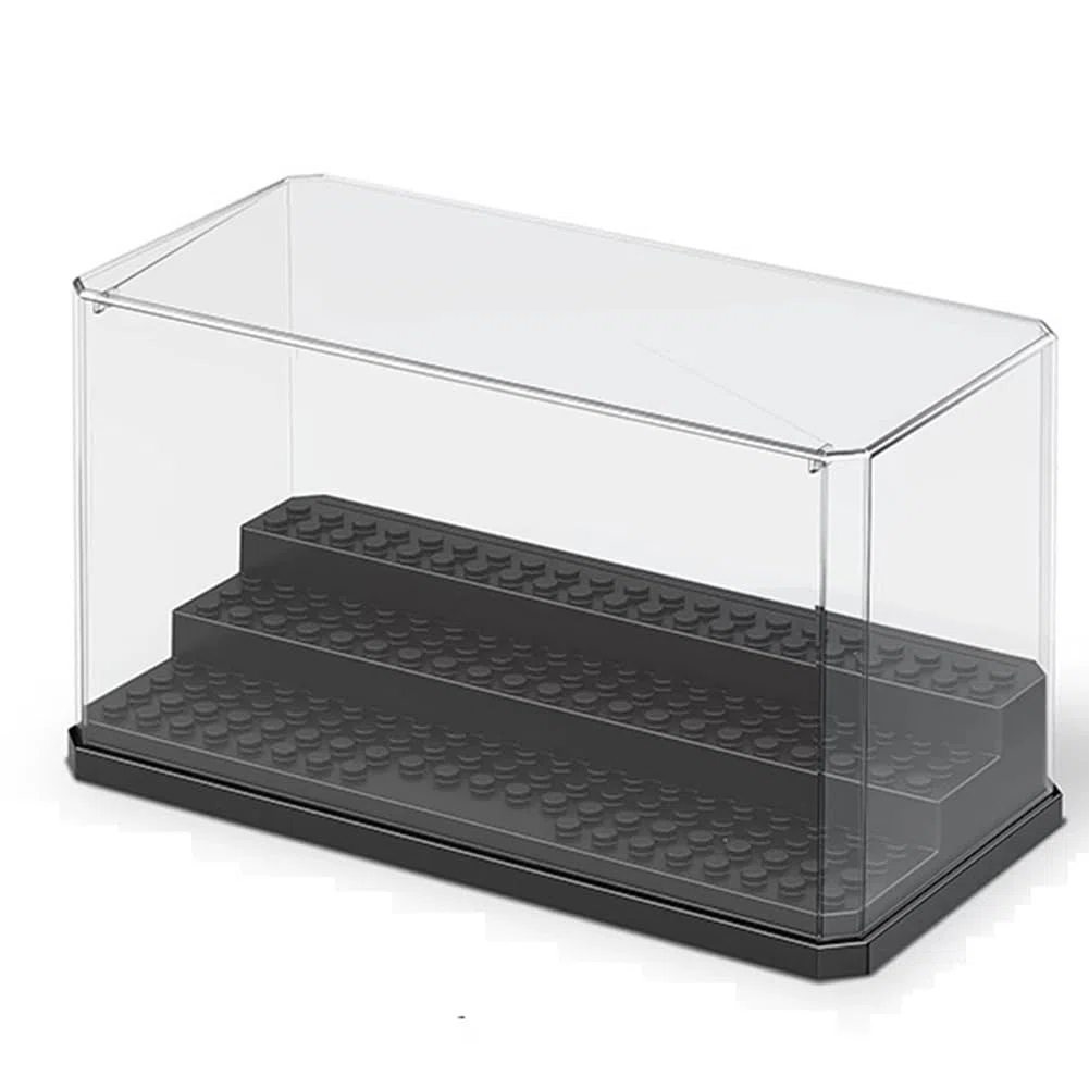 Minifiguren-Präsentationsbox, Stapelbare, Staubdichte Baustein-Präsentationsbox für Actionfiguren-Spielzeug