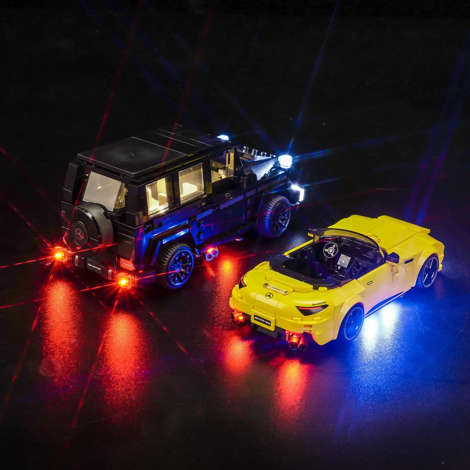Led Licht Set für Lego 76924 Mercedes-AMG G 63 & Mercedes-AMG SL 63 (Kein Lego), Dekorationsbeleuchtungsset für Lego Mercedes-AMG G 63 & Mercedes-AMG SL 63 Kreative Spielzeug