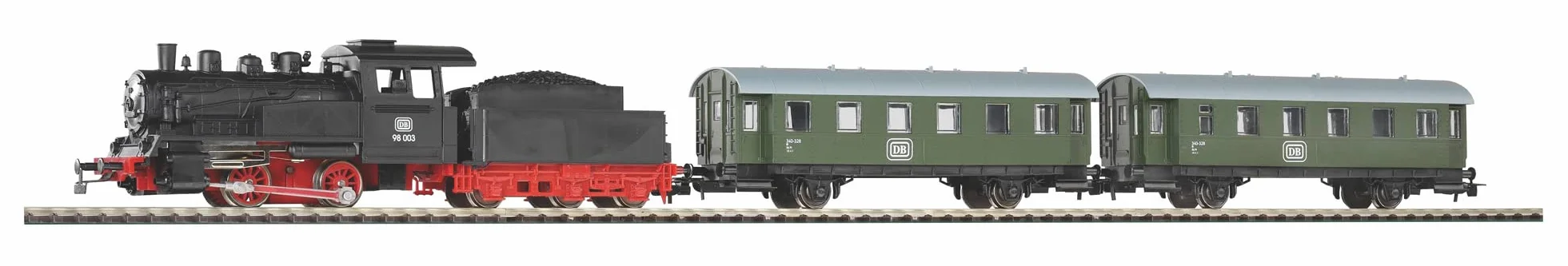 Piko H0 57112 H0 Start-Set Personenzug, Schwarz, 110 x 88 cm
