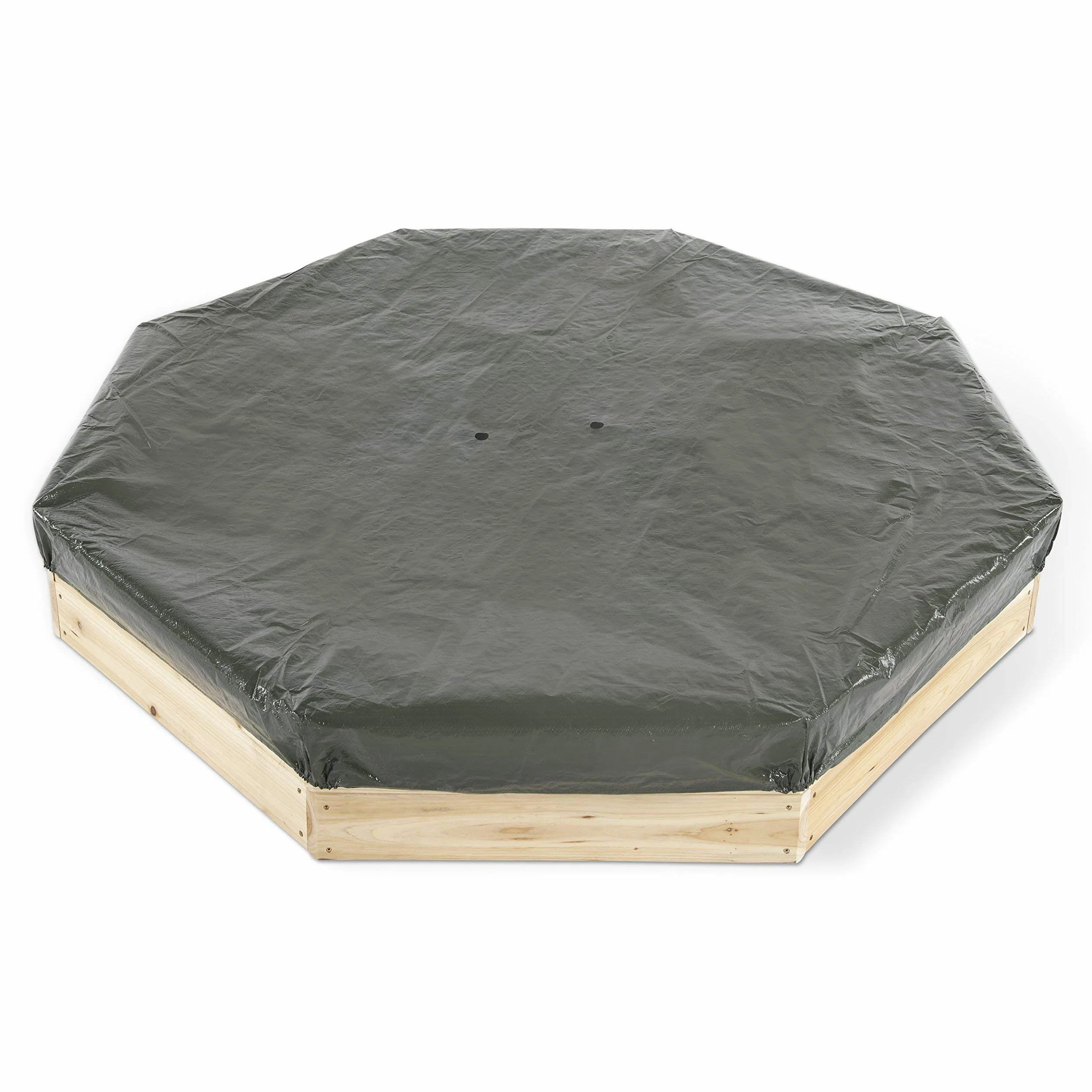 Plum Giant Sandkasten XXL aus Holz I Großer Holz-Sandkasten mit Abdeckung für mehrere Kinder I Robuste Sandkiste für Garten I Gartenspielzeug ab 18 Monaten