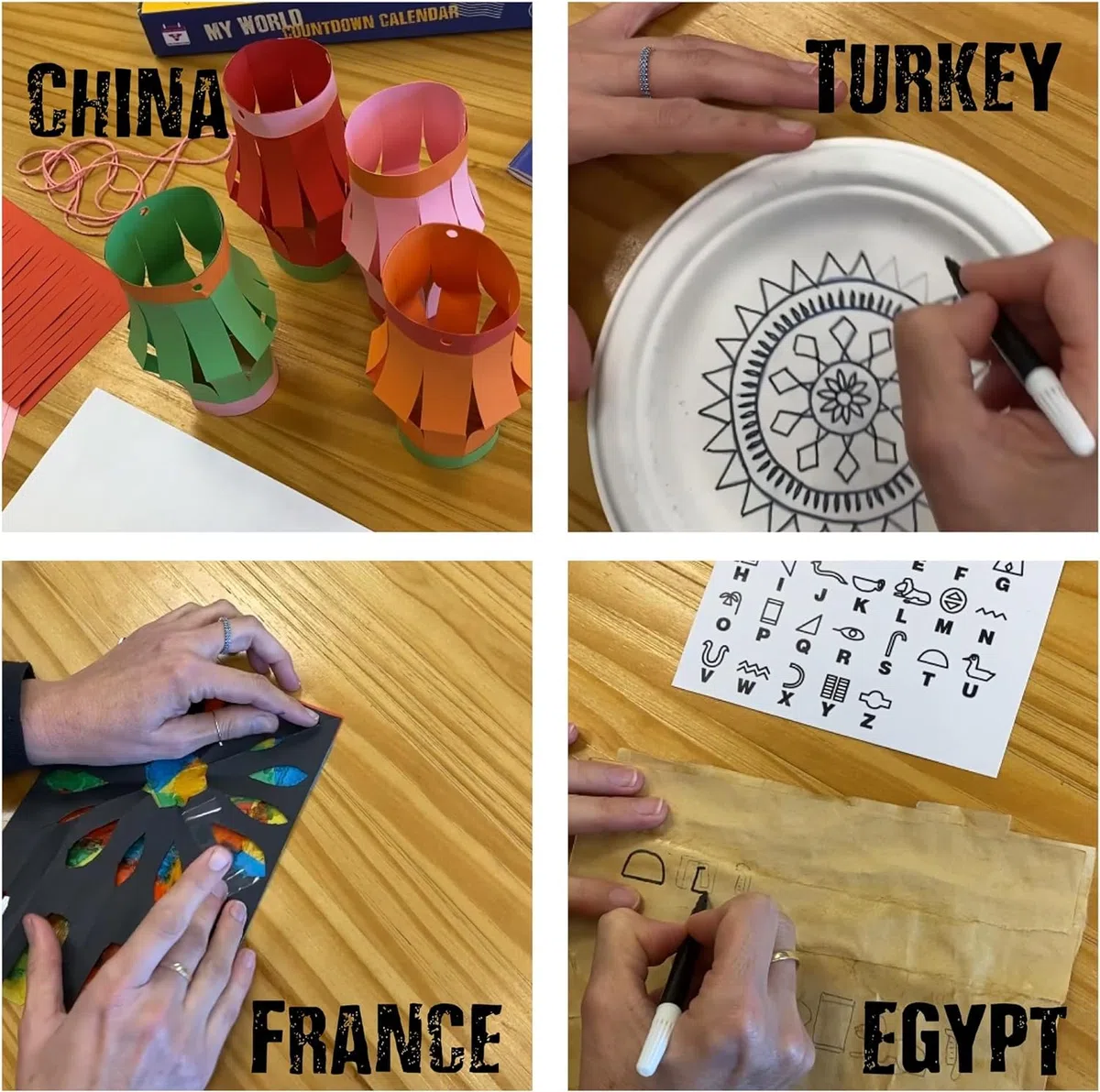 Adventskalender Meine Welt 2026, Kulturreise durch 24 Länder mit Bastelaktivitäten für Kinder