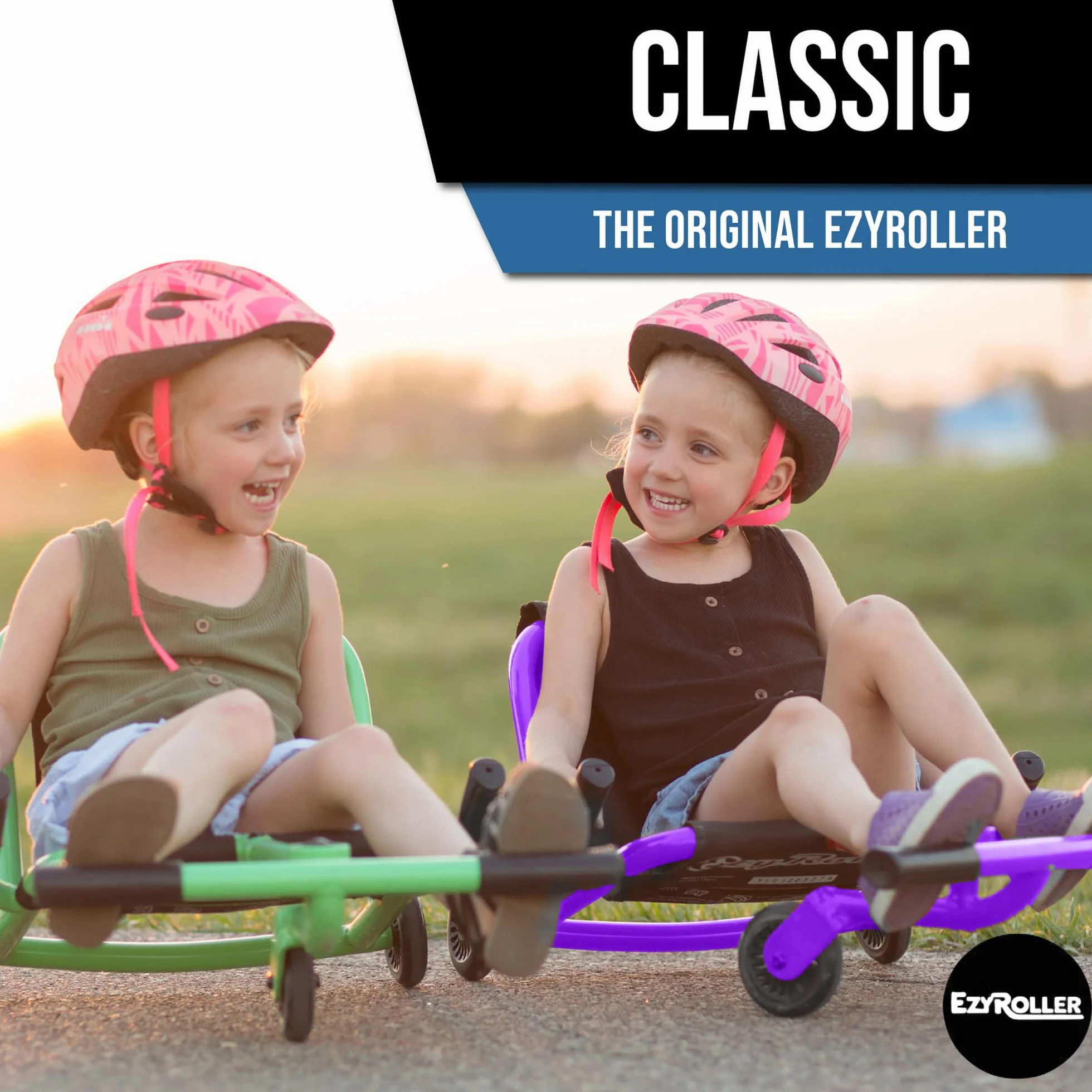 EzyRoller Classic Kinderfahrzeug Dreirad Sitz Spielzeug, Farbe: lila