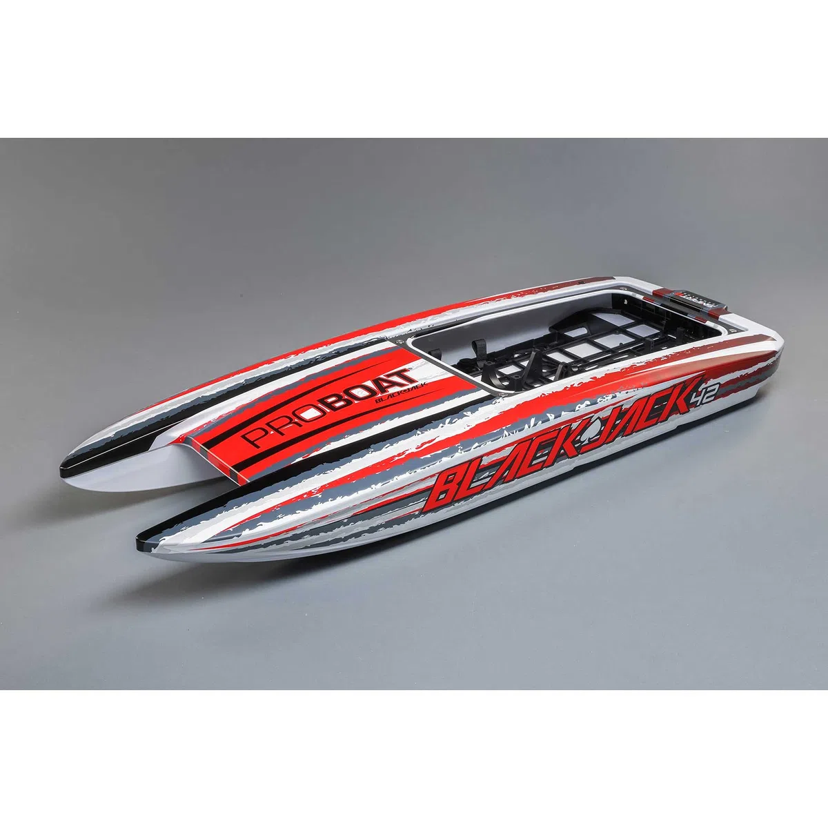Proboat Hull with Inserts, White: Blackjack 42