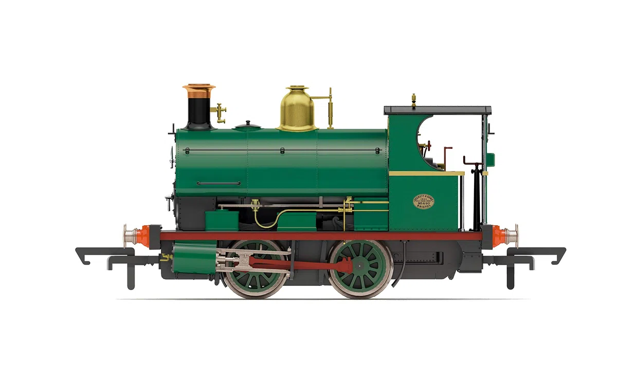 Hornby R3868 Crawshay Brothers, Peckett W4-Klasse, 0-4-0ST, 490/1890 – Lokomotive der 2. Ära – Dampf