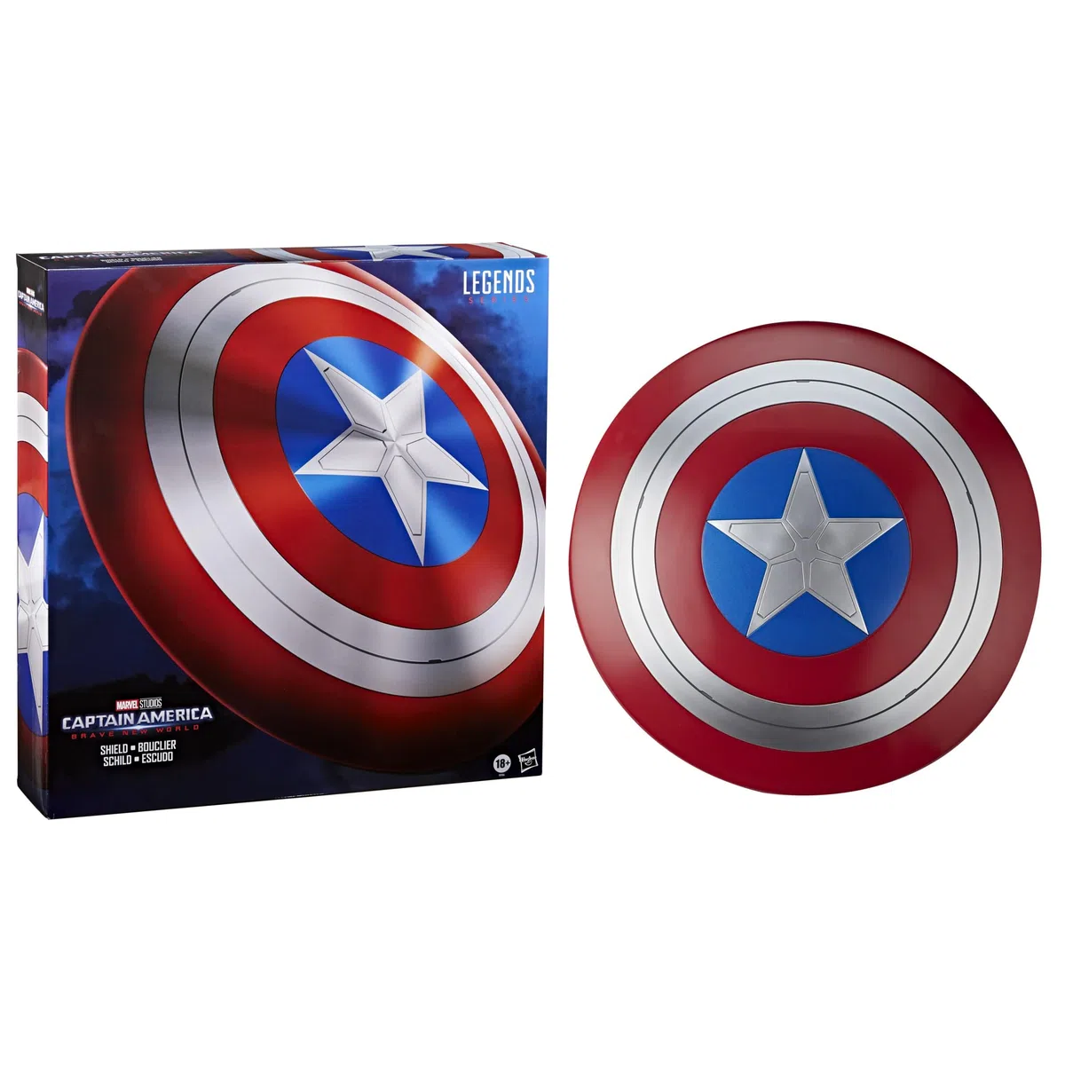Marvel Legends Series Captain America Schild, Rollenspielarktikel für Erwachsene