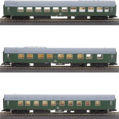Tillig 01003 3er Set Salonwagenzug 4, DR, Ep. IV