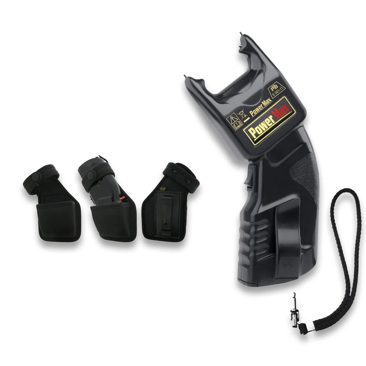 Set Elektroschocker PTB Power Max 500.000 V und Holster für den Power Max 500