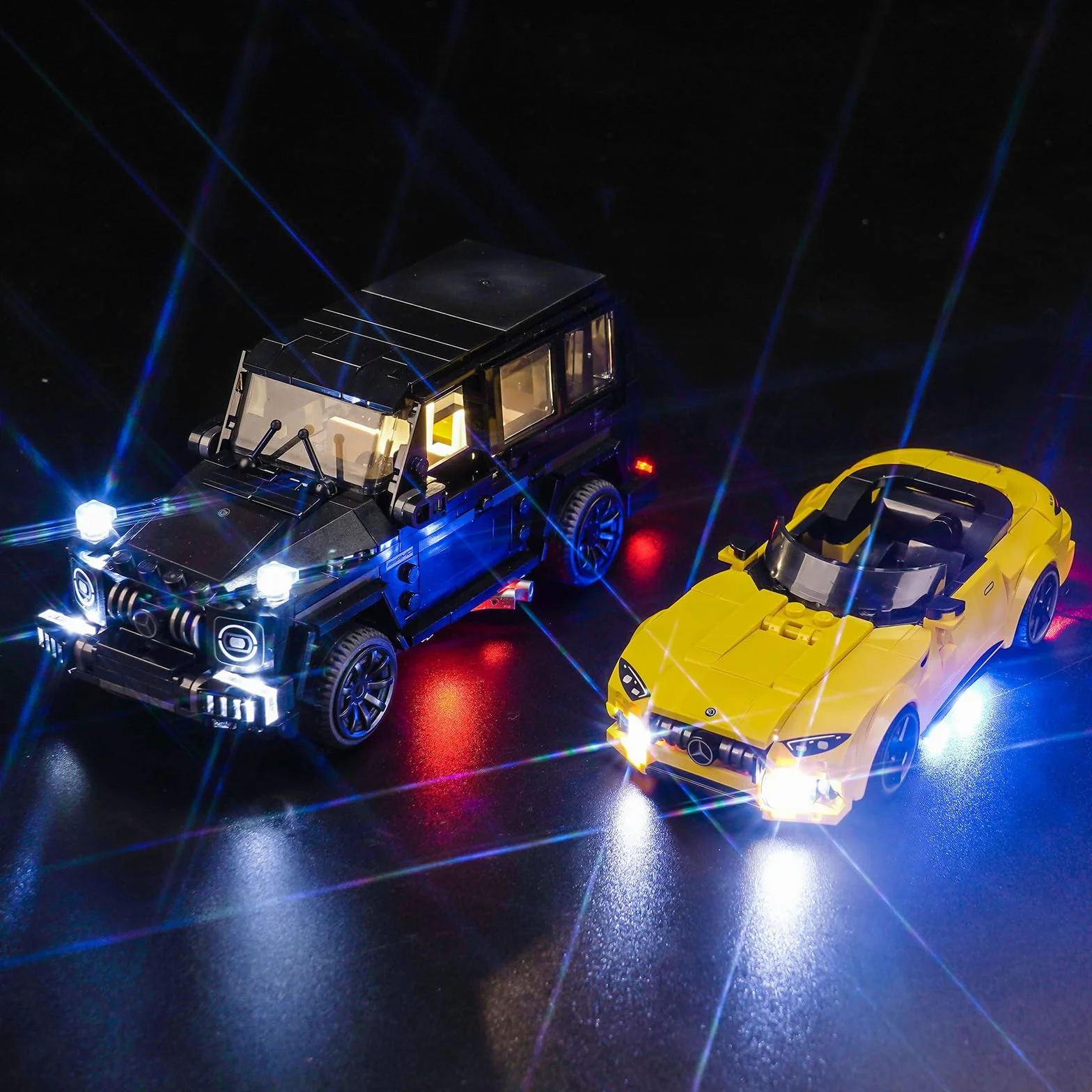Led Licht Set für Lego 76924 Mercedes-AMG G 63 & Mercedes-AMG SL 63 (Kein Lego), Dekorationsbeleuchtungsset für Lego Mercedes-AMG G 63 & Mercedes-AMG SL 63 Kreative Spielzeug