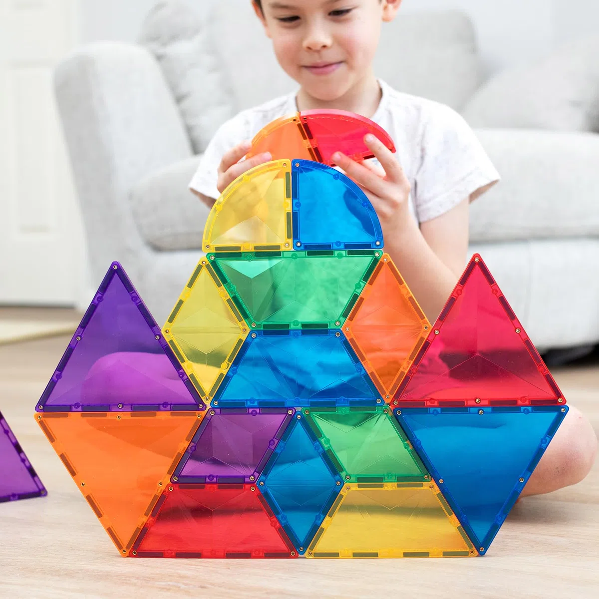 CONNETIX Erweiterungspaket Regenbogenform, 36 Stück, Mehrfarbig